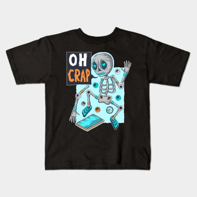 Oh Crap Kids T-Shirt by Scriptnbones